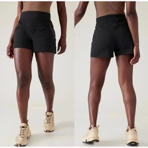 ATHLETA Trekkie North‎ Short Size 18 Black NWOT #533551 Abrasion Resistant